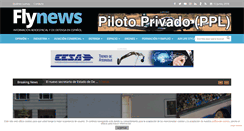 Desktop Screenshot of fly-news.es